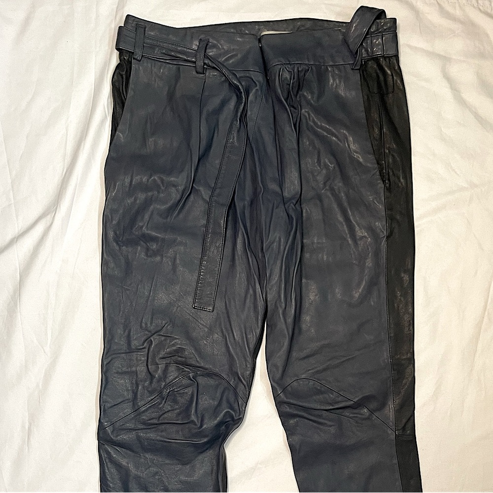 Helmut Lang Leather Pants